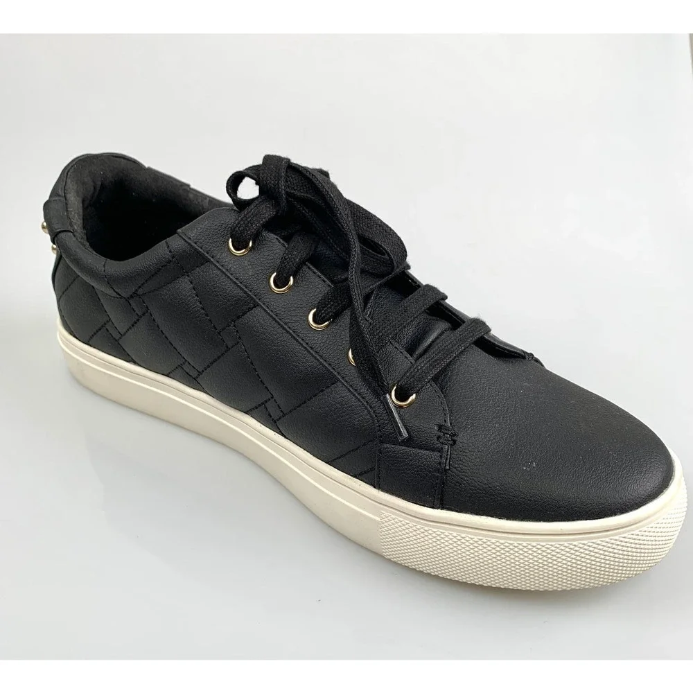 Kurt Geiger Ludo Quilted Sneaker Size 41.5 Black - Picture 9 of 11
